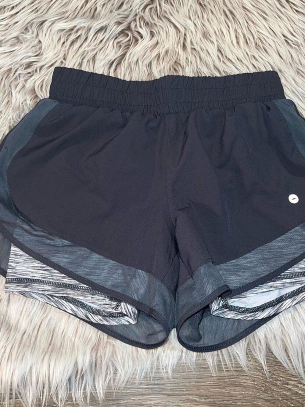 women’s black shorts